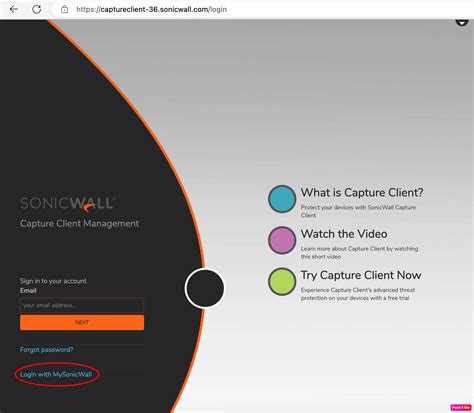 mysonicwall login